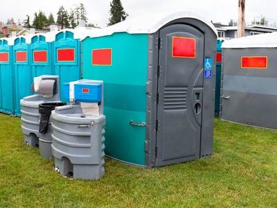 Professional portable toilet for construction services in Richardson